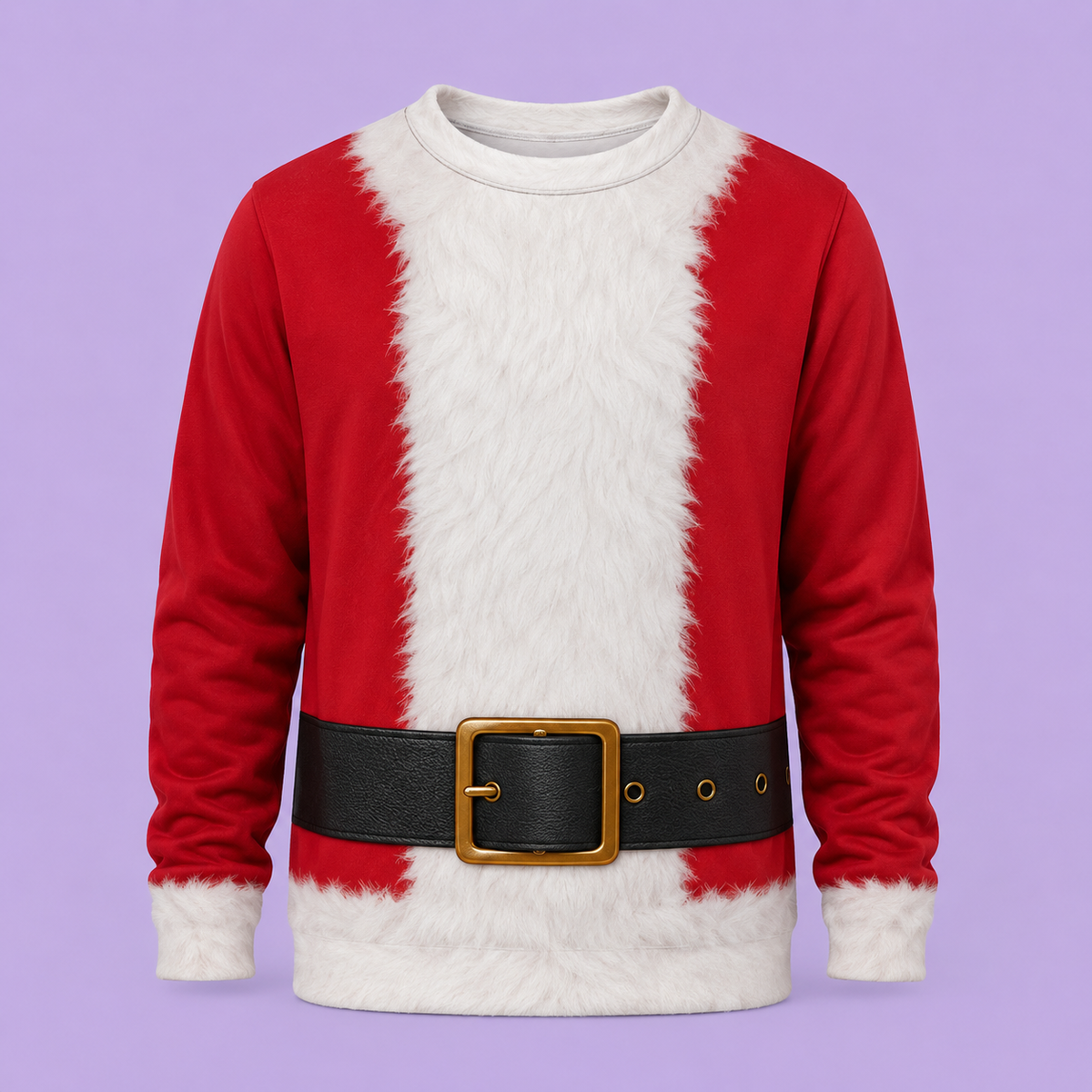 Santa Bare-Chest Christmas Sweater