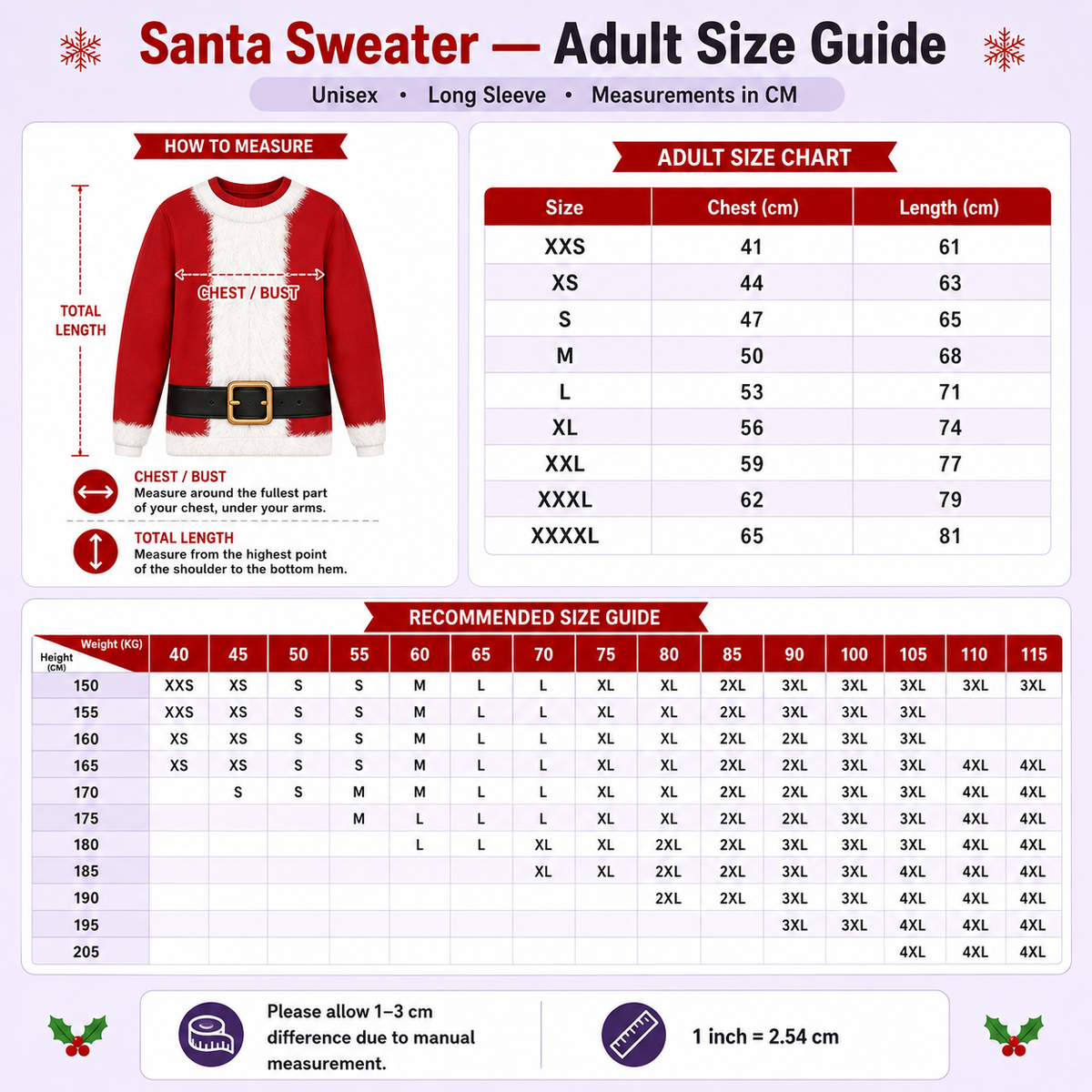 Santa Bare-Chest Christmas Sweater