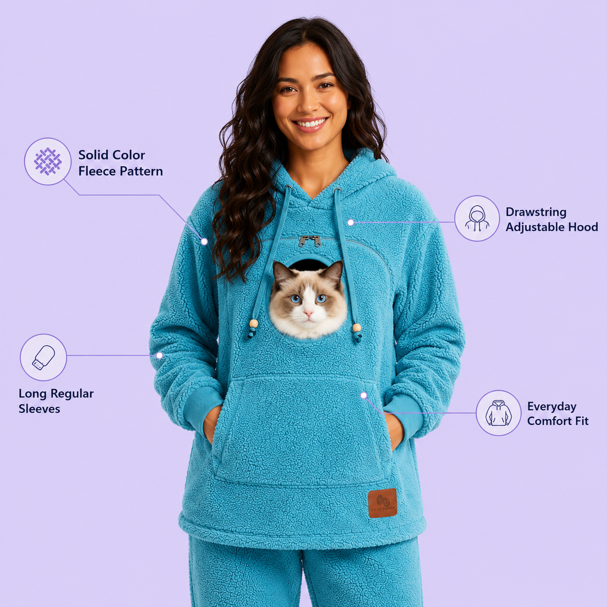 PawSnug™ Cozy Pet Pouch Hoodie